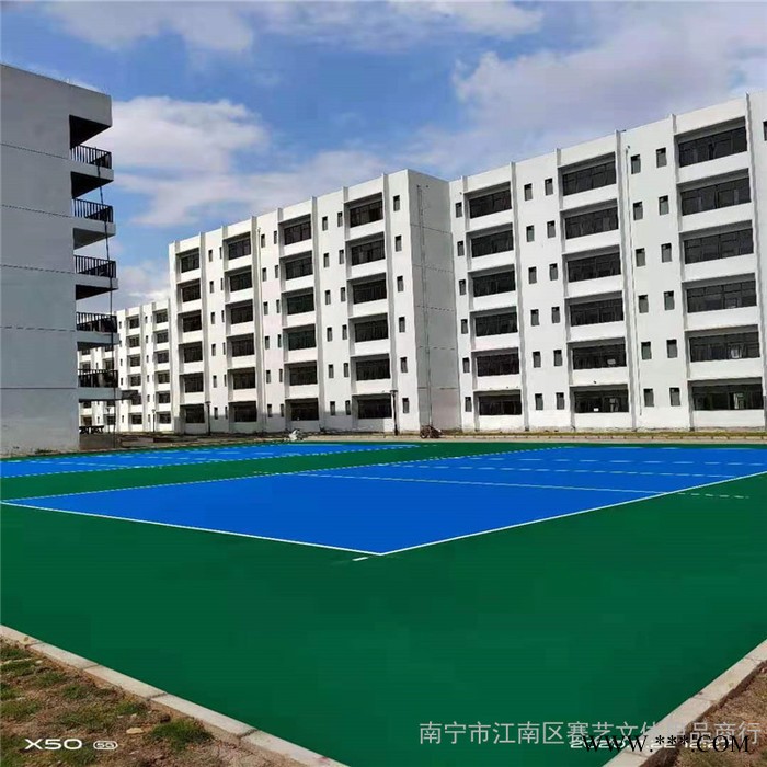 柳州SY硅PU跑道施工图4