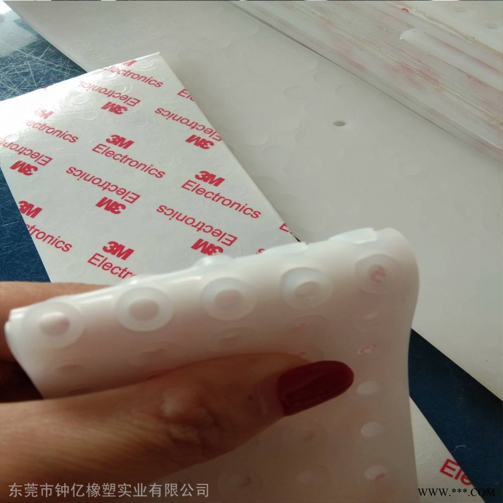 厂家直销透明防滑硅胶垫 自粘硅胶胶垫 耐高温硅胶垫片 亚马逊防撞胶粒套装图2