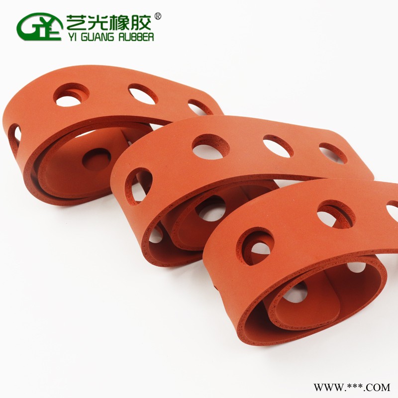 蓝色耐高温硅胶密封垫圈 防油防腐硅胶模切件耐高温垫片图2