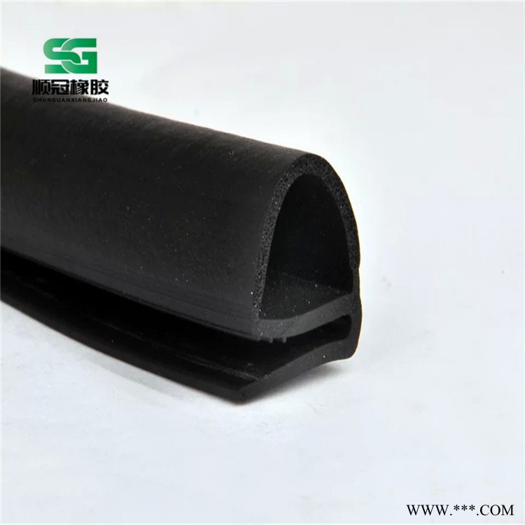 顺冠B型三元乙丙橡胶冷藏门密封条双e型冷藏柜专用保温防撞防尘密封条图2