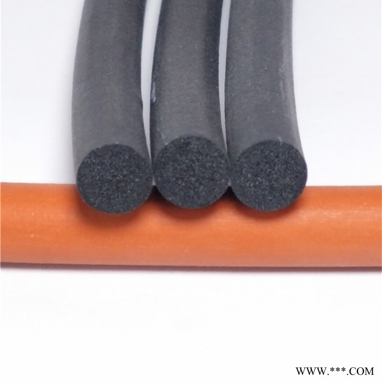 供应三元乙丙橡胶圆条 o型实心密封胶条 圆柱形橡胶密封条 防撞条图2