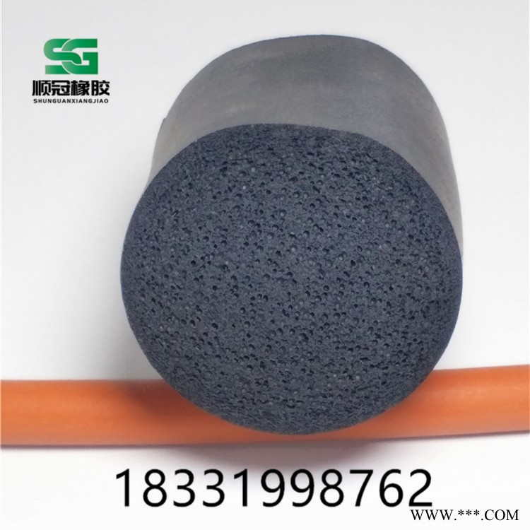 顺冠密封定做 三元乙丙橡胶圆条 防撞密封条 包边条图2