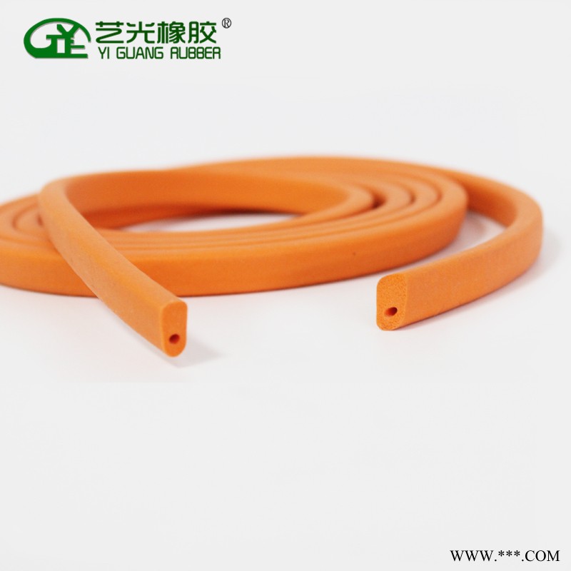 硅胶发泡条 食品级硅胶耐高温防水密封耐油阻燃发泡条方形定制图2