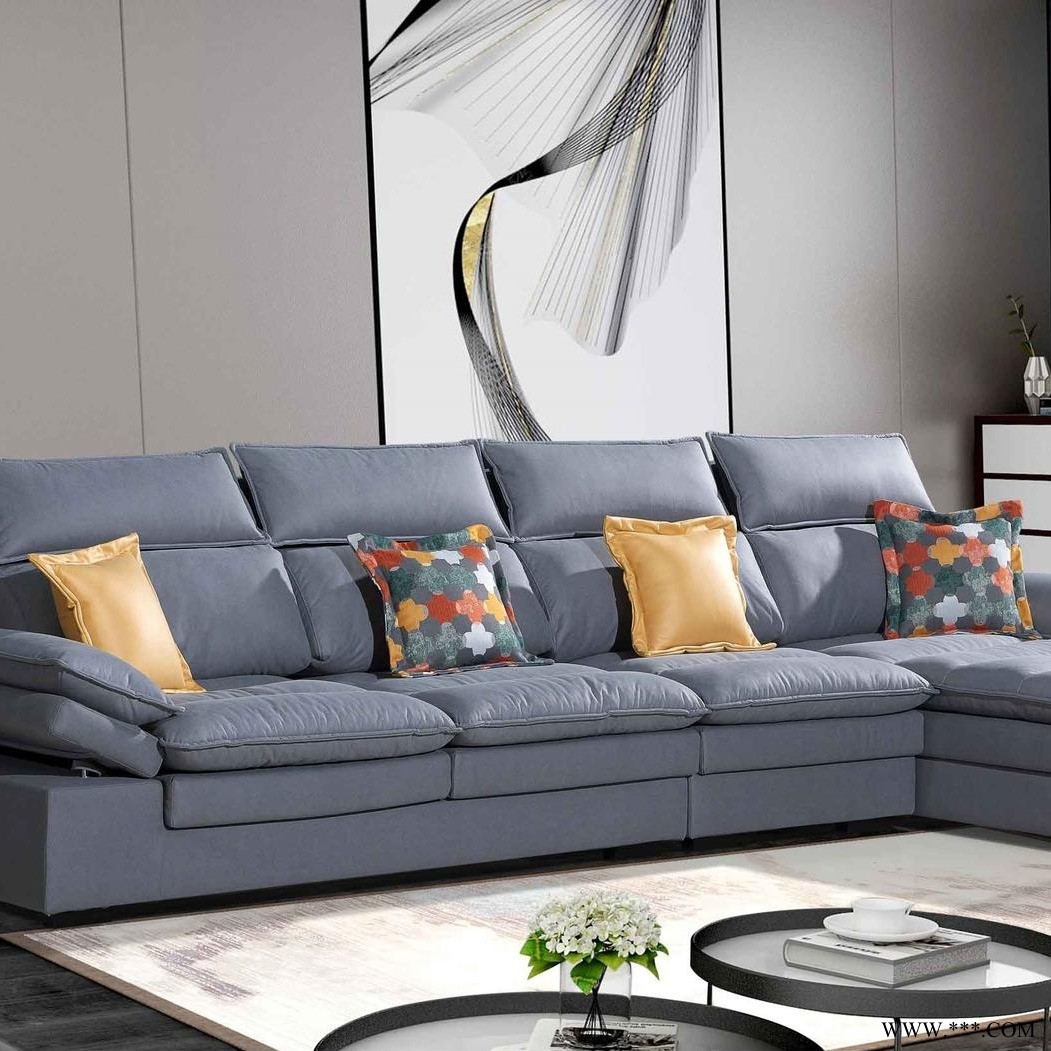 简约时尚 乳胶坐垫 海绵沙发 现代简约客厅家具 沙发批发 家具定制  厂家直供