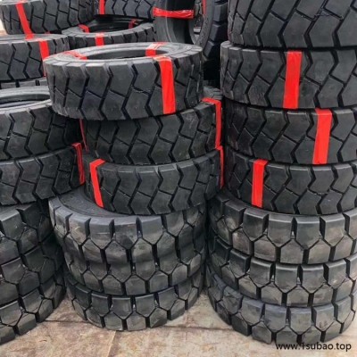 批量供应500-8/600-9实心轮胎 牵引拖车轮胎 工程轮胎