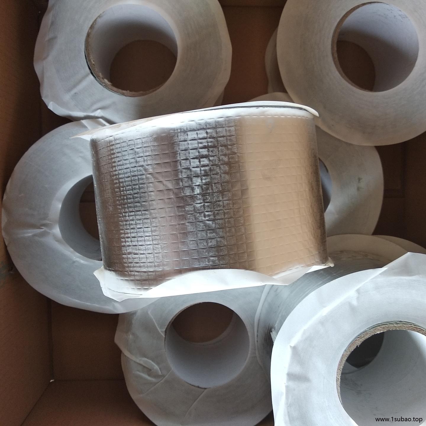 铝箔丁基胶带 彩钢补漏贴  贴止漏屋面防水丁基橡胶自粘防水卷材1米宽图3