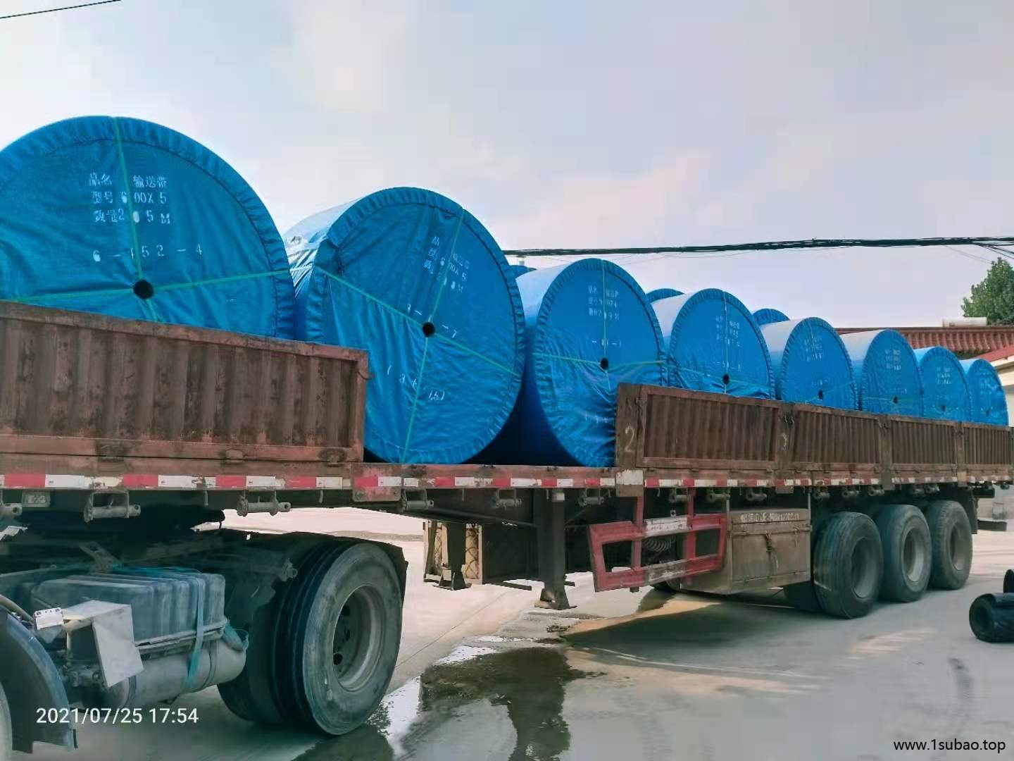 环形输送带无缝接头传送带给煤机输送皮带环形耐磨型佳川传动带配料机皮带黑色输送带1000-8图2