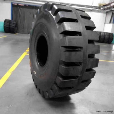 铁厂铲车轮胎质量  8公分深L5花纹   半实心轮胎   23.5-25型号