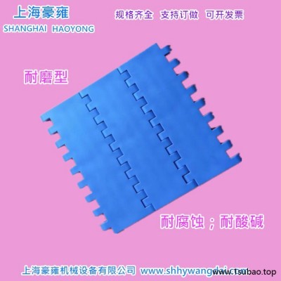上海豪雍现货供应800平板网带  塑料模块输送带厂家 信誉保证 品质保障