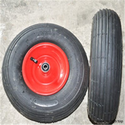 适用于手推车400-6充气轮胎 1.8公斤充气轮 萱德