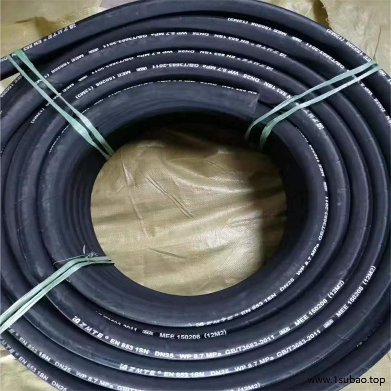 英振液压胶管 重庆编织胶管 批发工程车胶管 传动液压胶管厂家直销图2