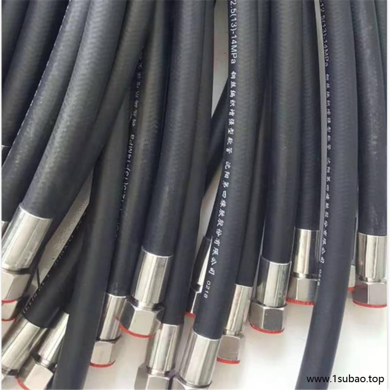 英振液压胶管 陕西省汉中市编织胶管 定制工程车胶管 传动液压胶管厂图4