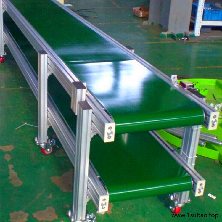 平行输送pvc带式 皮带输送机 轻型散料颗粒输送带 厂家定制图10