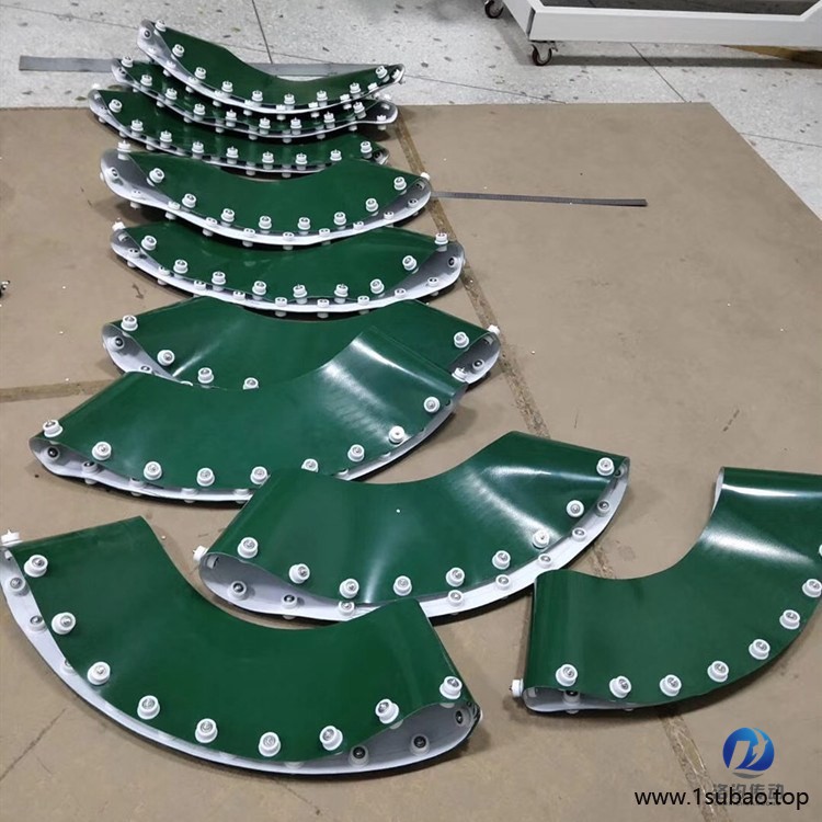 加工转弯机输送带 转弯机环形输送带 pvc输送带图2