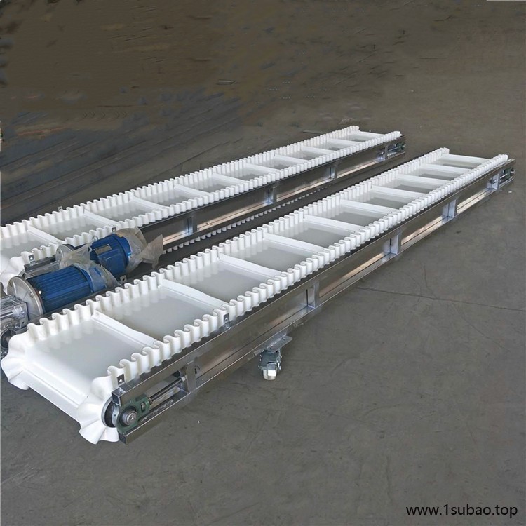 皮带输送机输送带 隆昕品牌 斗式皮带输送机 大角度皮带输送设备 皮带式输送机图7