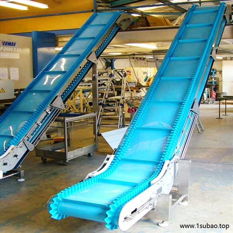 皮带输送机输送带 隆昕品牌 斗式皮带输送机 大角度皮带输送设备 皮带式输送机图6