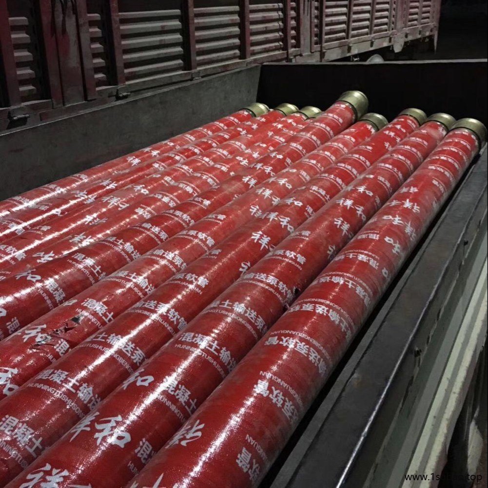 供应三一泵车3米高压橡胶管,低压橡胶软管厂家直销图5