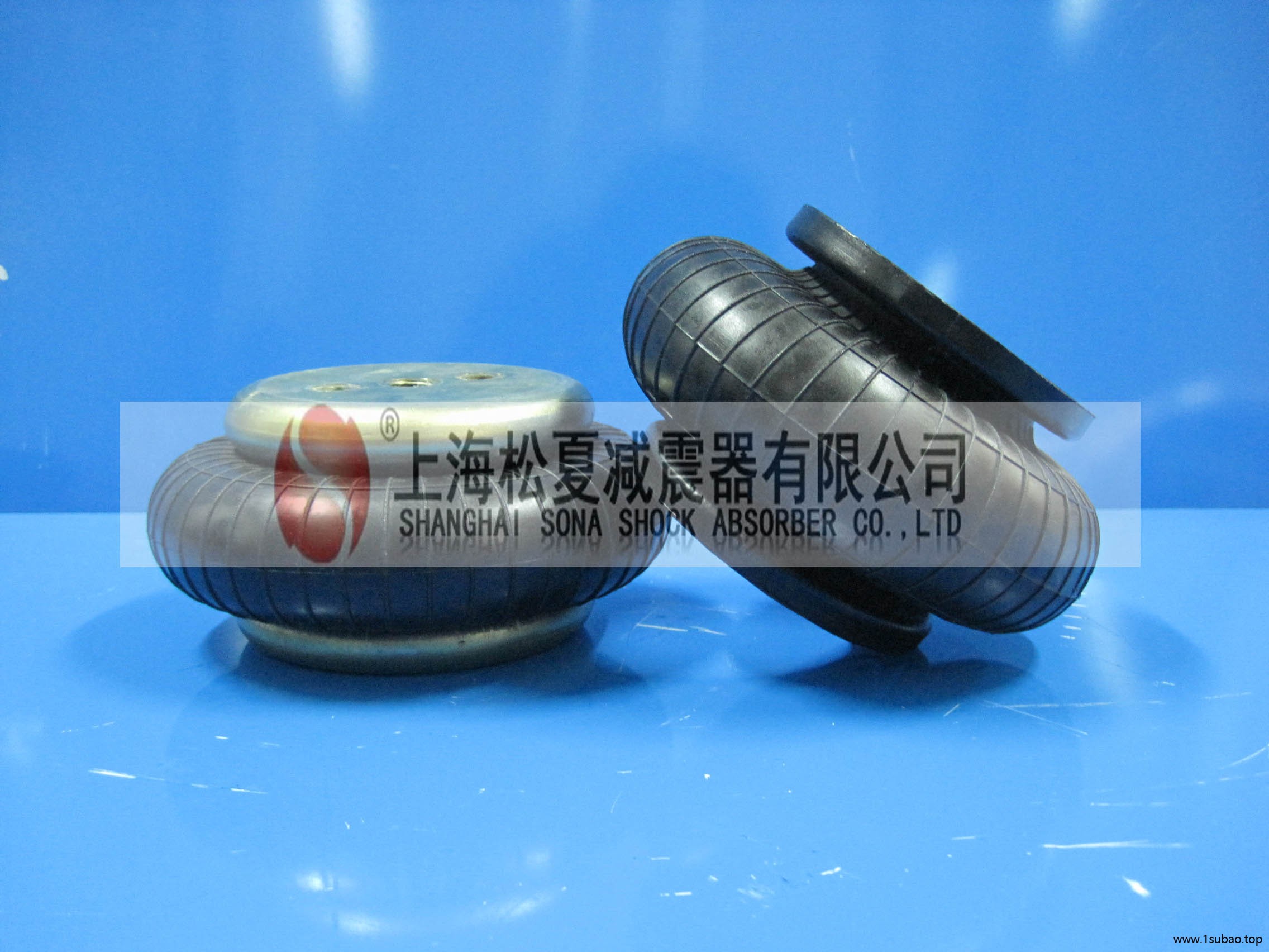 松夏厂家直销双囊式橡胶气囊 工业橡胶空气弹簧减震系统 车用减震空气弹簧