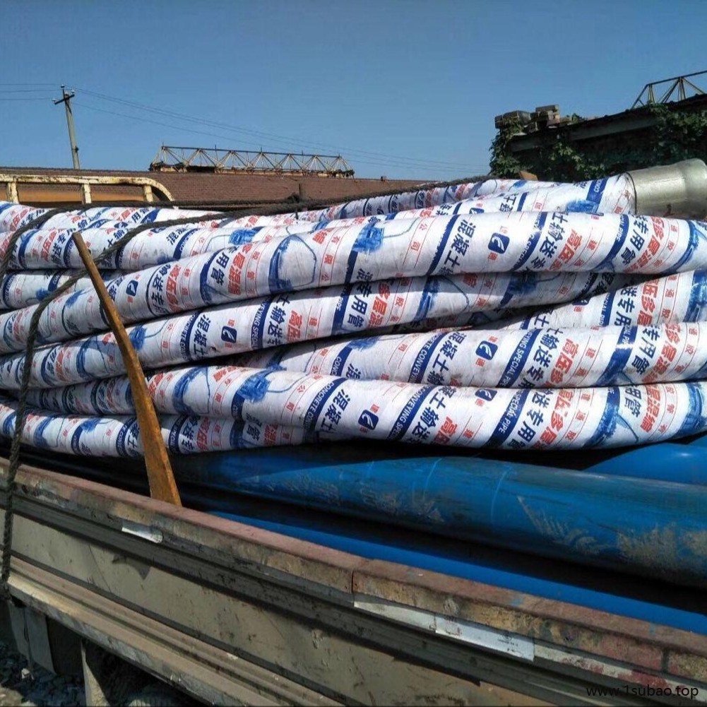 桩机三米橡胶管,隧道砼泵输送胶管,高压胶管四层钢丝图3