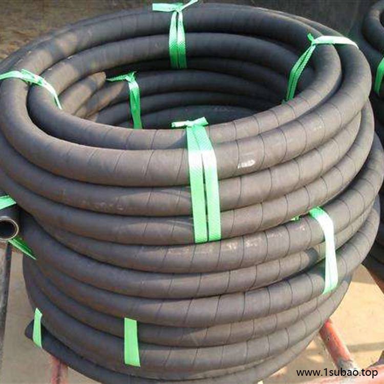 耐油耐腐蚀夹布胶管 大口径吸排水夹布软管 喷砂胶管图2