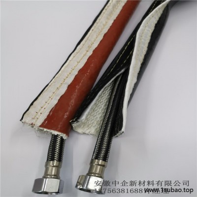 可拆卸耐热硅胶管 红色硅橡胶玻纤耐热套管 防喷溅 耐高温耐辐射
