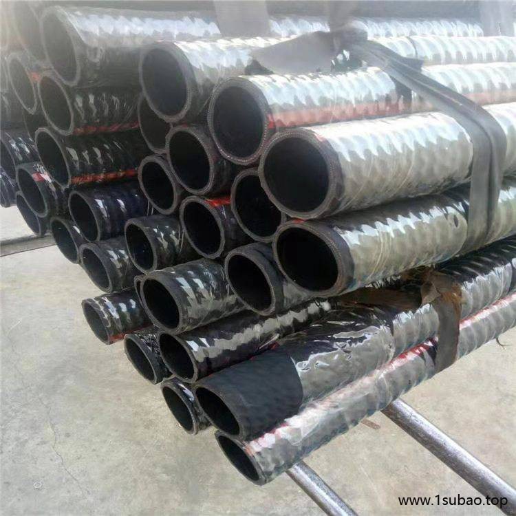 定制耐腐蚀耐油高压胶管 钢丝编织夹布胶管 大口径夹布胶管总成图3