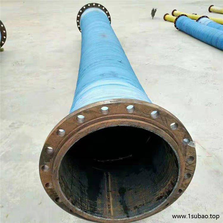 定制耐腐蚀耐油高压胶管 钢丝编织夹布胶管 大口径夹布胶管总成图2