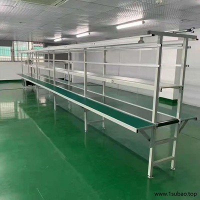 深圳流水线  鑫汇工作台  输送带  拉线自动化  车间生产线  铝型材拉线  桌子