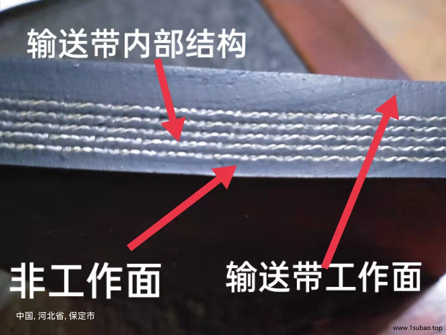 输送带现货供应胶板铺地车底输送带黑色橡胶输送带专业生产环形输送带1000MM---5MM佳川尼龙输送带图2