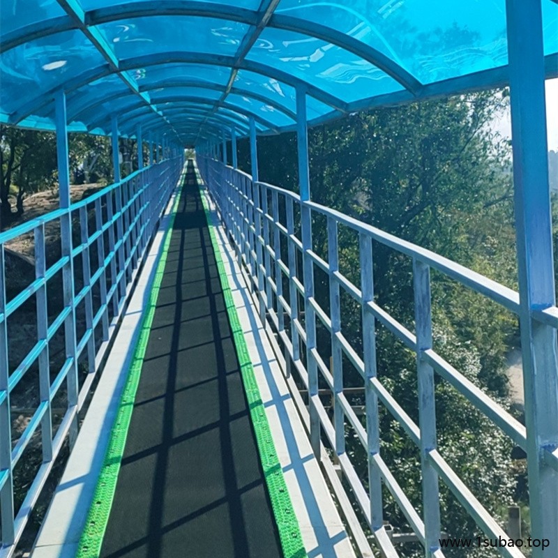 自带急停装置输送带魔毯厂家定制 景区雪场用载人爬坡魔毯价格图2