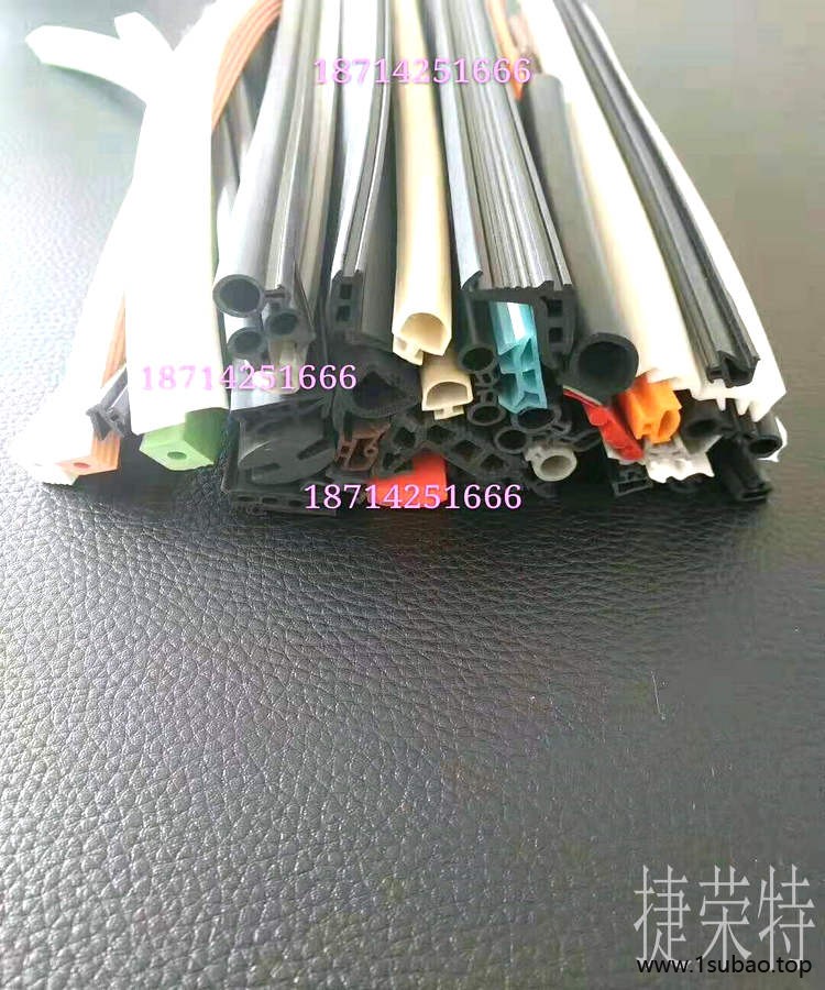 捷荣特厂家定制异形发泡防水E字密封条 烤箱烘箱锅炉硅胶条 u型护边条硅胶条密封条图2
