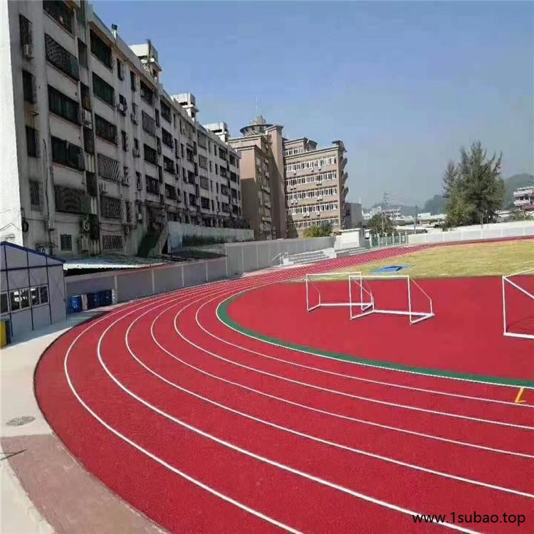 体育场健身跑道 幼儿园塑胶地面 pvc橡胶地板 鹏卓 硅PU球场图9