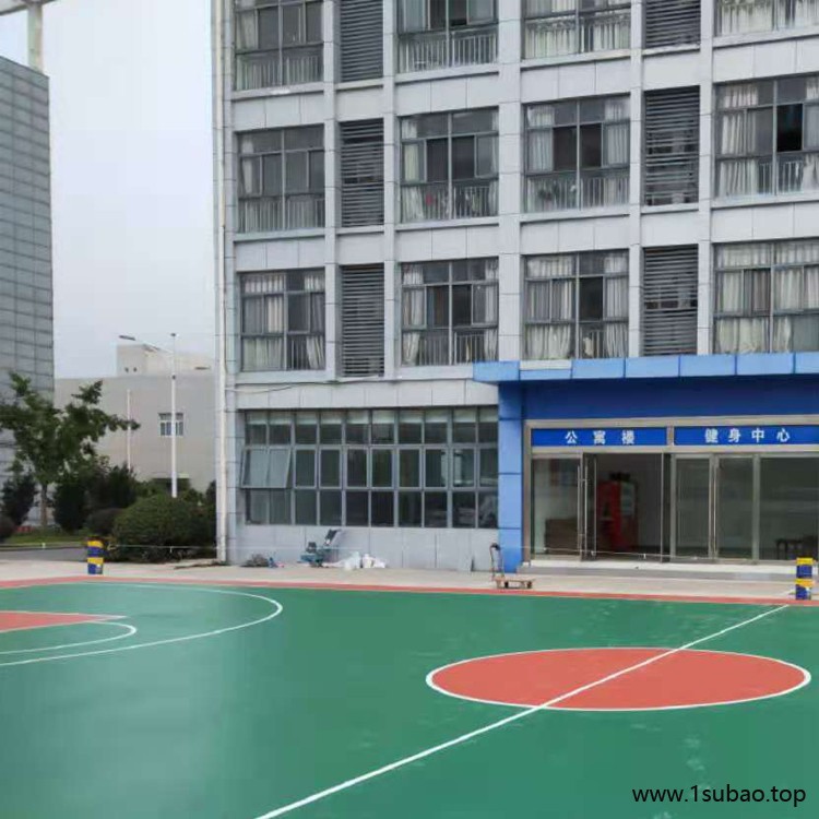 硅pu地运动跑道价格 小学硅PU运动场建设 恒扬 建设施工图3