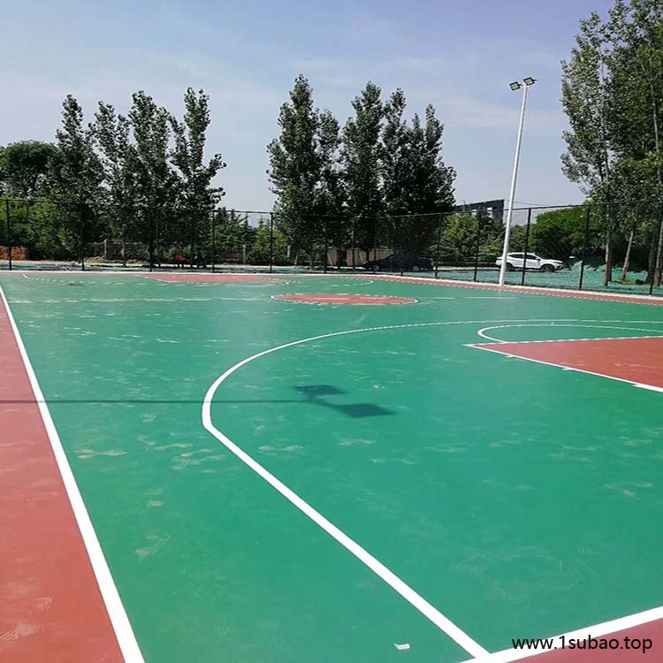 硅PU运动场地材料价格 羽毛球场塑胶跑道施工建设 恒扬 专项施工图2