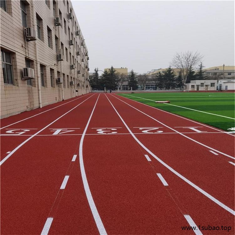 硅pu塑胶篮球场 塑胶跑道球场 400米塑胶跑道 鹏卓 翻新图6