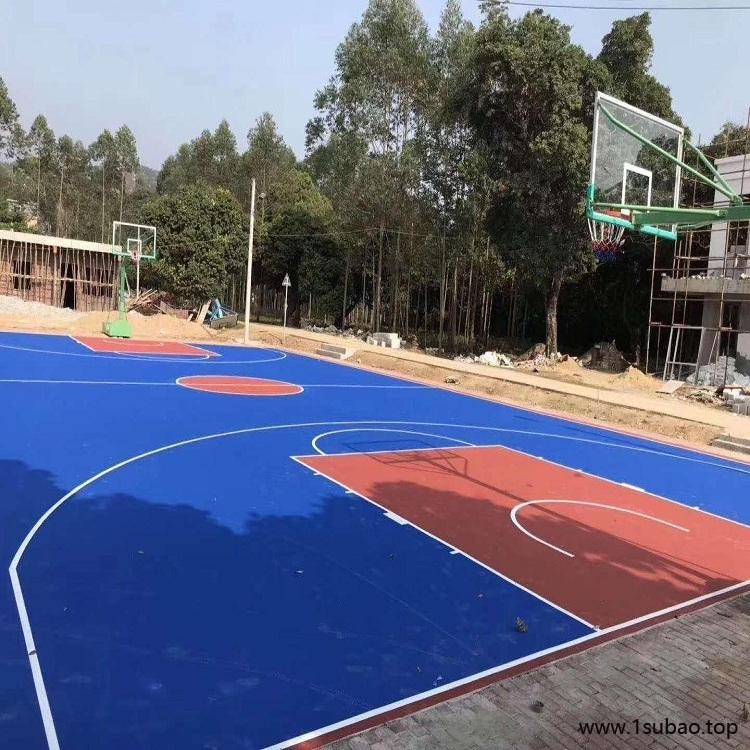 硅PU篮球场建设 硅pu篮球场价格 悬浮地板篮球场施工 鹏卓 施工价格图4