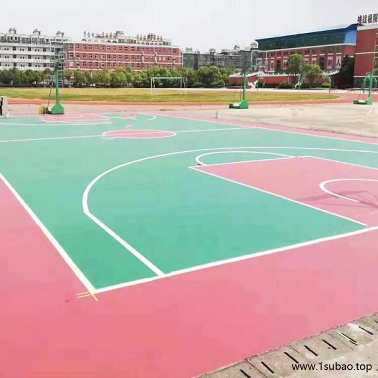 硅pu地运动跑道价格 彩色PU塑胶面层价格 恒扬 多色可选图3