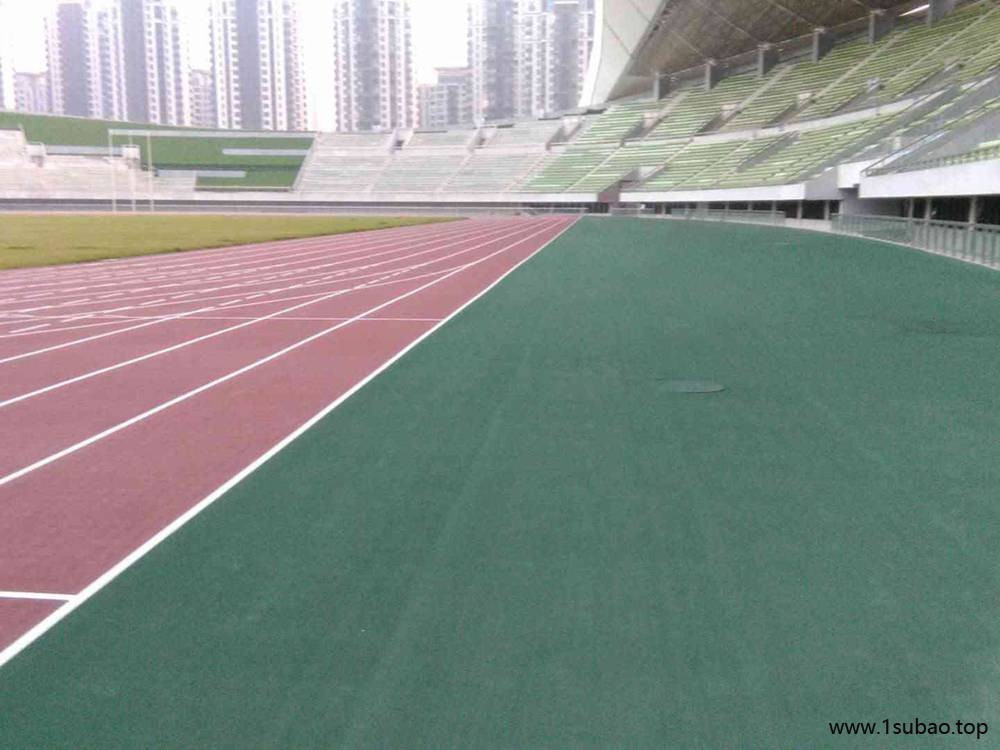 1-3EPDM面层颗粒 透气型塑胶跑道  硅PU弹性层 华展体育图2
