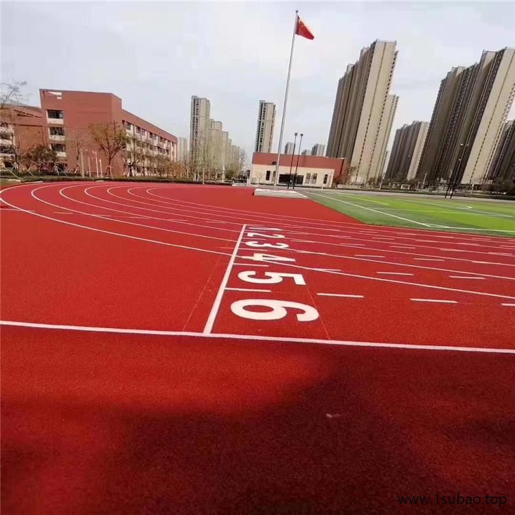 活动场地塑胶跑道 幼儿园活动场地 小区塑胶跑道 鹏卓 硅PU球场图7