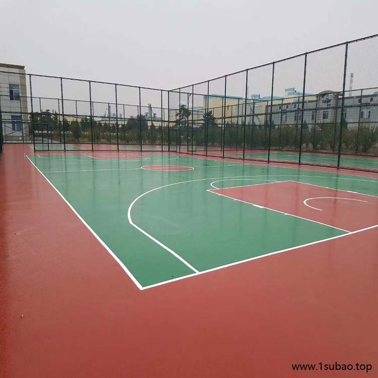 硅pu地运动跑道价格 硅PU羽毛球场建设 恒扬 工程定制图3