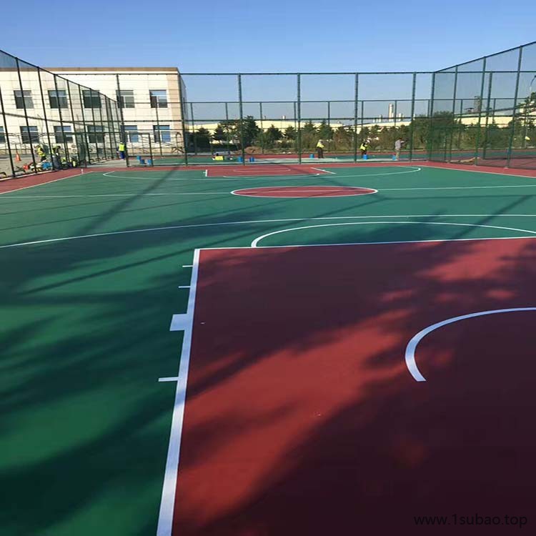 硅pu地运动跑道价格 硅PU羽毛球场建设 恒扬 工程定制图5