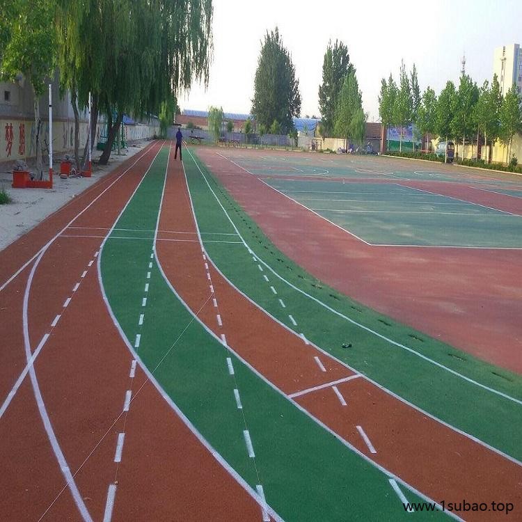 硅pu材料 透气型塑胶跑道施工 PVC网球场地 鹏卓 加工图8