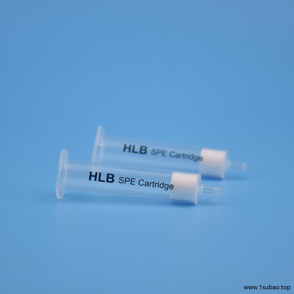 HLB PLS PEP固相萃取柱 亲水亲脂平衡SPE柱 聚苯⾊乙烯二乙烯基苯吡⾊咯烷酮柱 1g/6ml