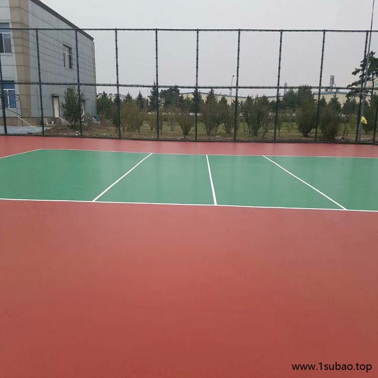 PU球场跑道施工翻新价格 学校硅PU篮球场建设 恒扬 弹性图5