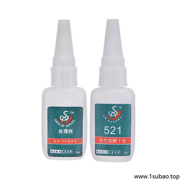 胜美521硅胶粘尼龙瞬间胶 能粘硅橡胶尼龙的胶水 办公用品  硅橡胶粘PA尼龙强力粘合剂 速干 粘得牢图5