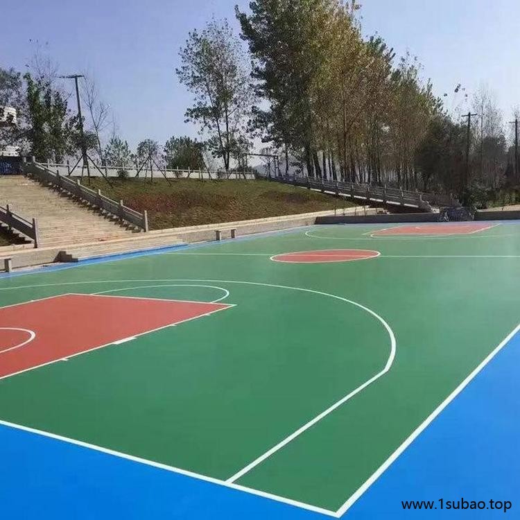 硅pu地运动跑道价格 硅PU球场材料价格 恒扬 项目施工图2