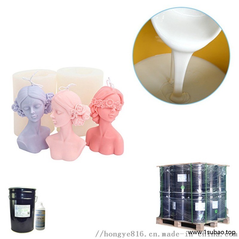 深圳蜡烛工艺品模具液体硅胶 缩合型室温固化硅橡胶图2
