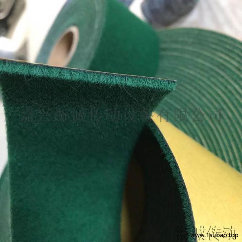 山东绿绒刺皮包辊带 糙面橡胶 包辊胶皮