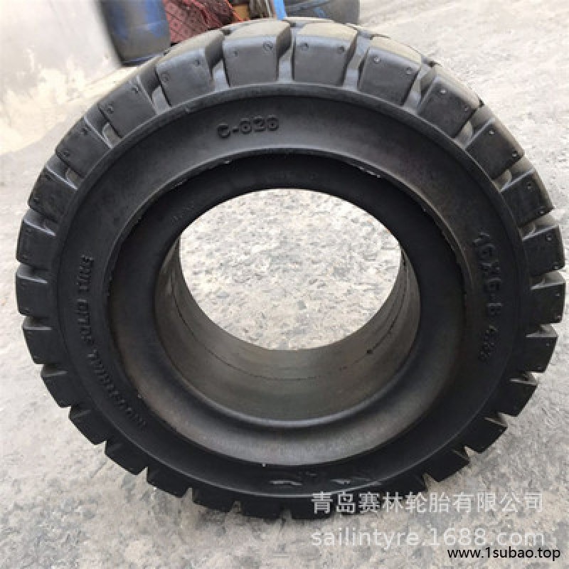 16*6-8 实心叉车轮胎图3