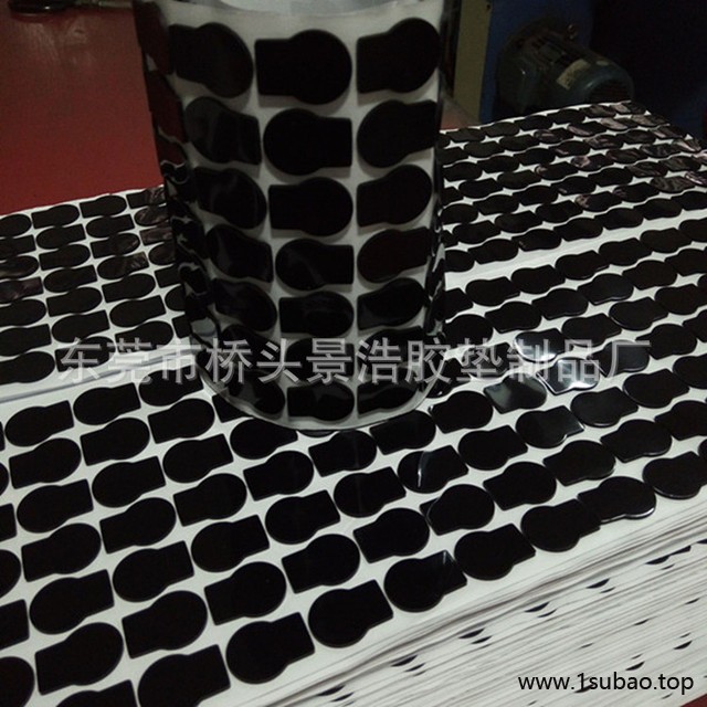 厂家直销高透明硅胶垫 自粘防滑硅胶脚垫 绝缘硅胶垫片 灰色硅胶垫圈 支持定制图4